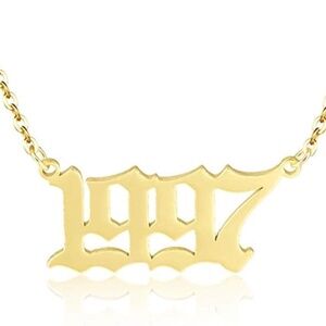 1997 gold plated necklace